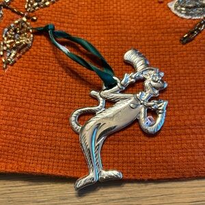 Dr. Seuss The Cat in the Hat The Mischievous Cat Silver Plated Ornament